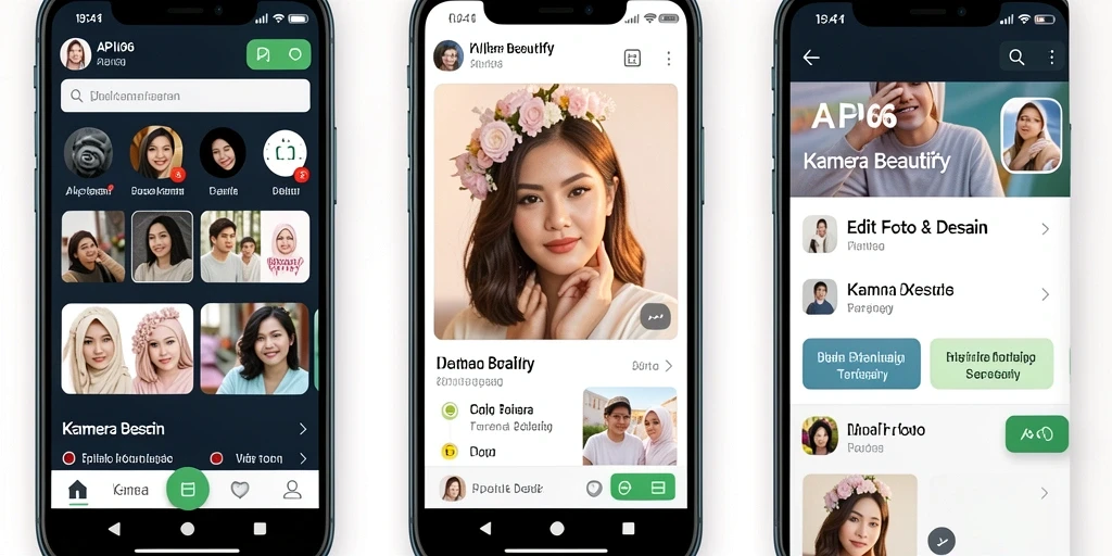 Tampilan antarmuka API66 yang modern dan intuitif untuk pengeditan foto.
