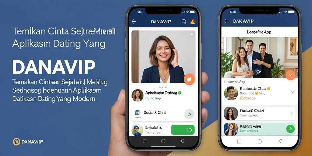 Antarmuka utama aplikasi DANAVIP yang modern dan intuitif.