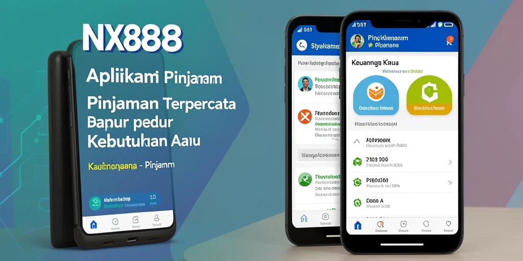 Antarmuka utama aplikasi NX888 yang memudahkan pengajuan pinjaman.